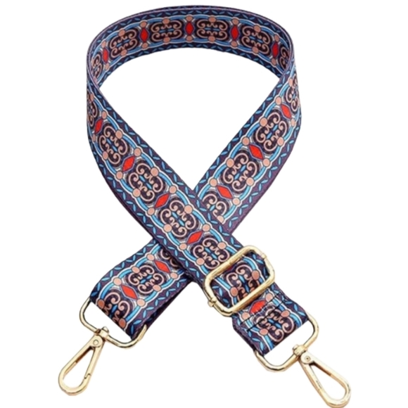 NWOT Adjustable Multicolor Purse / Guitar Strap - Picture 1 of 2